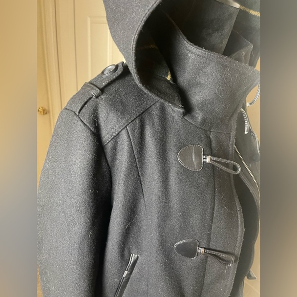 Tommy Hilfiger Wool Blend Hooded Toggle Coat Size XL - Picture 8 of 12